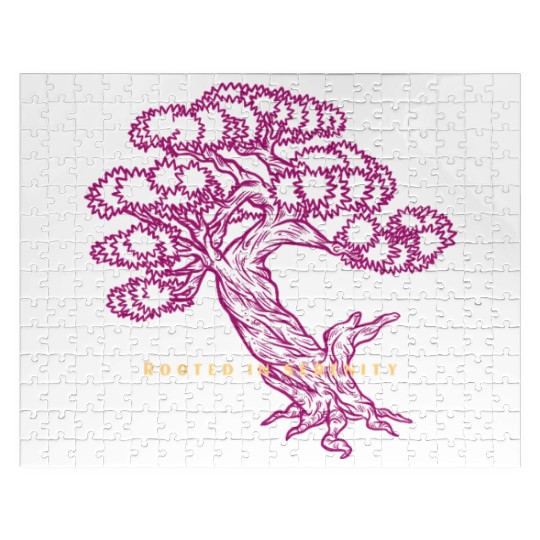 rooted in serenity bonsai tree Jigsaw Puzzles