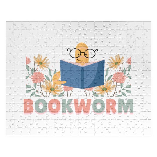 Bookworm Flower Jigsaw Puzzles