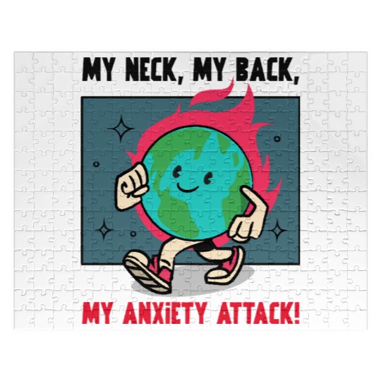 My Neck My Back My Anxiety Attack Jigsaw Puzzles