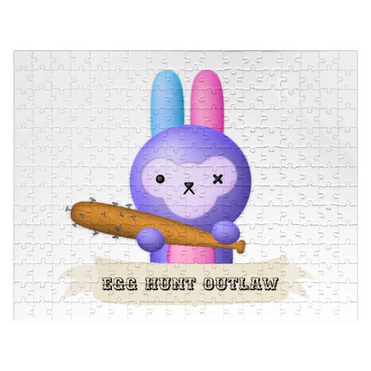 Egg Hunt Outlaw Easter Jigsaw Puzzles