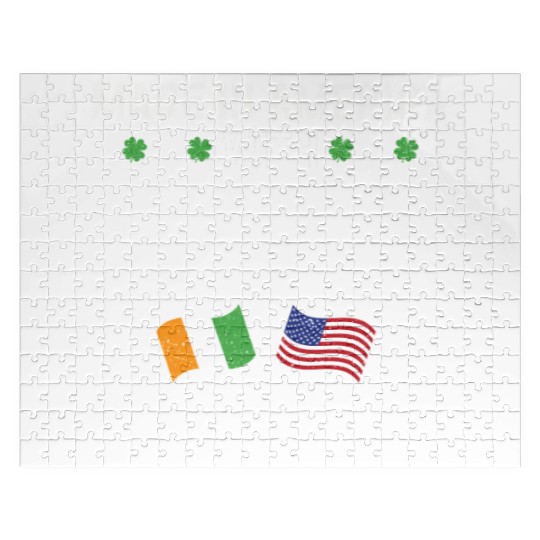 Made In America With Irish Parts Jigsaw Puzzles