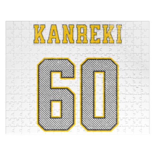 Kanreki 60th Birthday Japanese Name and Number Jigsaw Puzzles