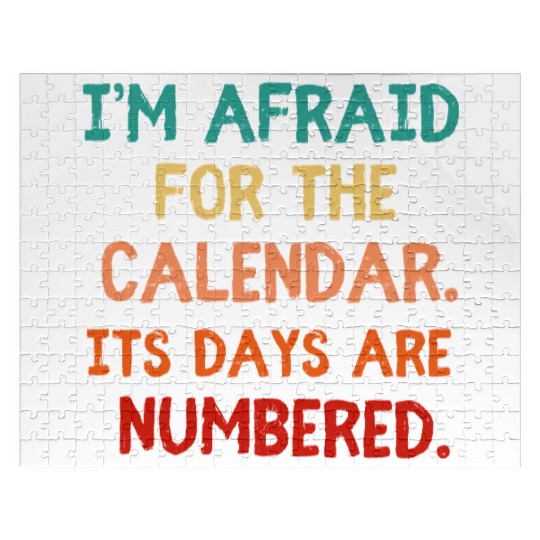 Funny Dad Joke Calender Humor Jigsaw Puzzles