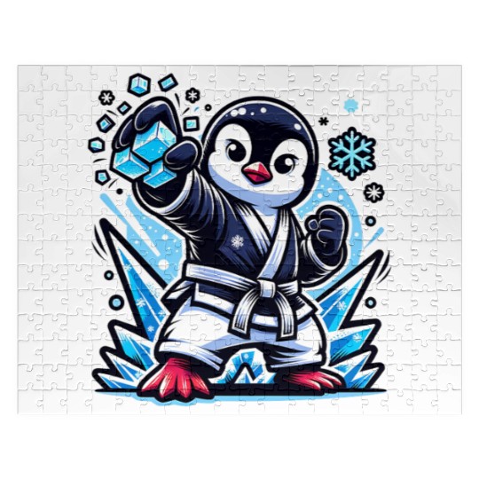 Penguin Karate Ice Master Powers Unleashed Jigsaw Puzzles