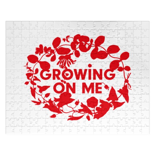 Botanical Growth Statement Design Jigsaw Puzzles