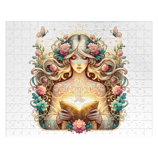 Virgo - Starlit Goddess of Purity Jigsaw Puzzles