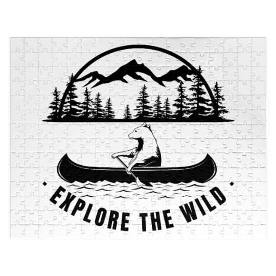 Explore the Wild | Forest Bear Canoe Adventure Jigsaw Puzzles