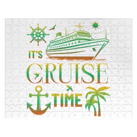It's Cruise Time Boat Family Cruise 2025 Men Women Jigsaw Puzzles