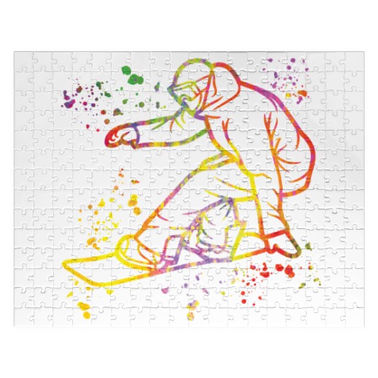 Snowboarder Snowboard Snowboarding Jigsaw Puzzles