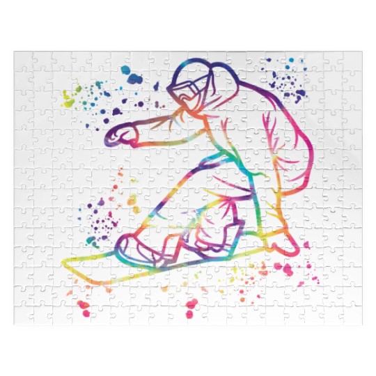 Snowboarder Snowboard Snowboarding Jigsaw Puzzles