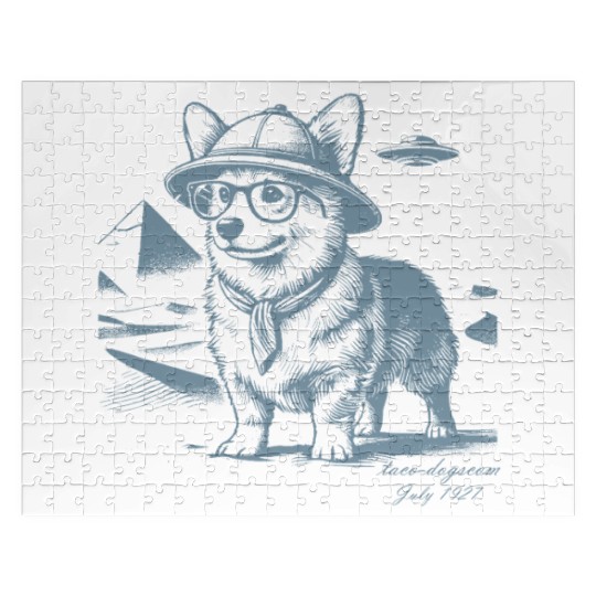 Explorer Pomeranian – Ancient Mysteries & UFOs Jigsaw Puzzles