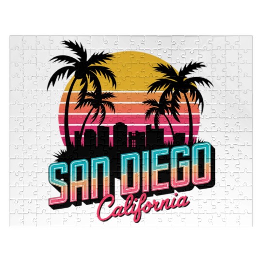 San Diego Souvenir and Travel Gift Idea Jigsaw Puzzles