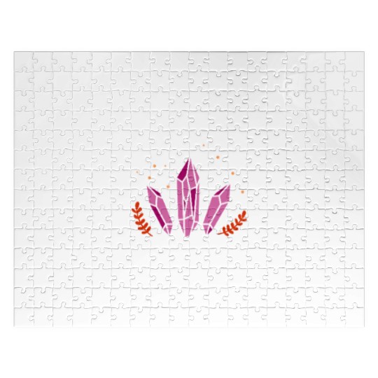 Lesbian Heartbeat Crystal Magic Mystic Pride Jigsaw Puzzles