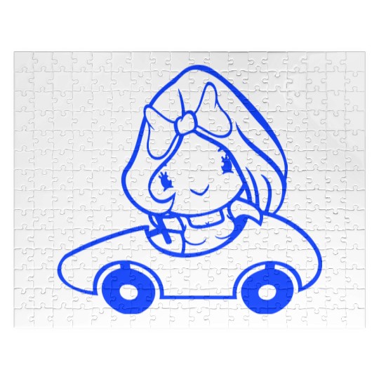 Bird Lady Woman Female Car Driving Driver Duck Fun Jigsaw Puzzles