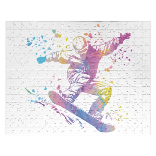 Snowboarder Snowboard Snowboarding Jigsaw Puzzles