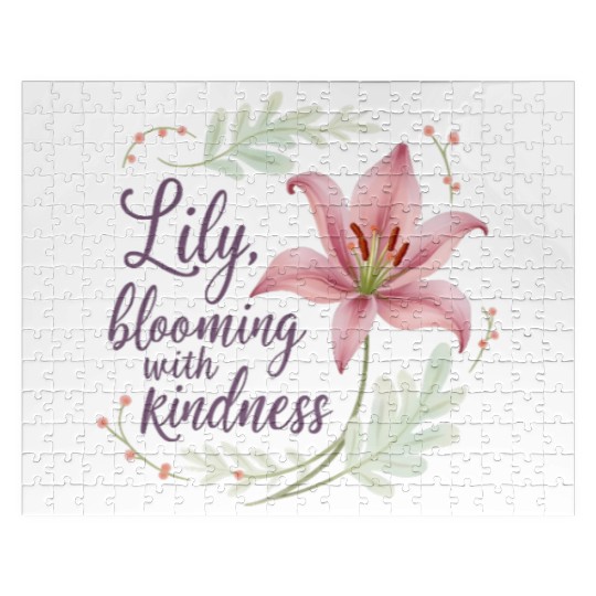 Lily, blooming with kindness Jigsaw Puzzles
