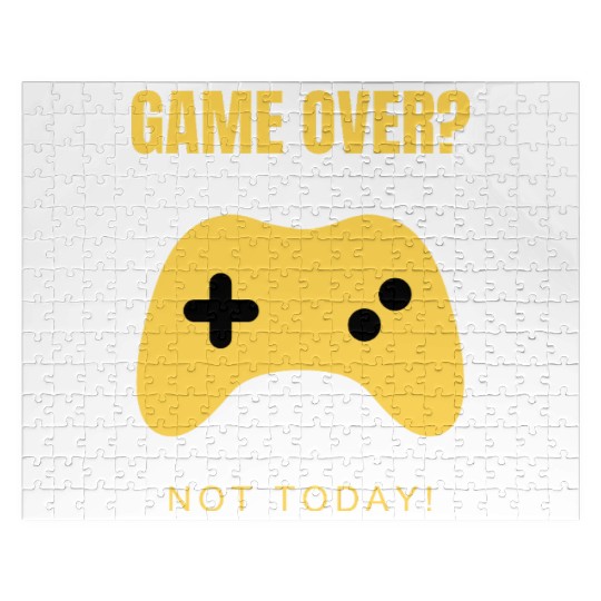 Game Over? Not Today! – Clean & Modern Gamer Jigsaw Puzzles