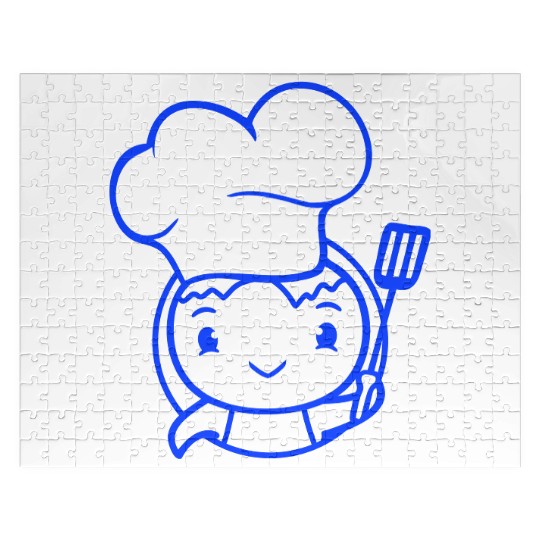 Bird Chef Cap Duck Delicious Hungry Eat Sweet Cute Jigsaw Puzzles