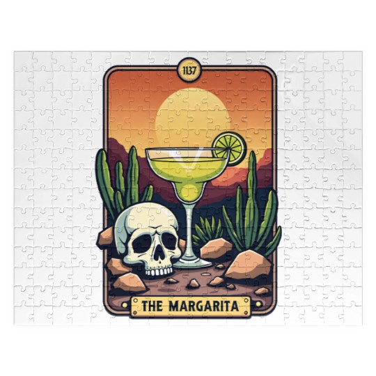 Mexican Cinco De Mayo The Margarita Tarot Card Jigsaw Puzzles