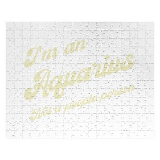 aquarius not a people person Jigsaw Puzzles
