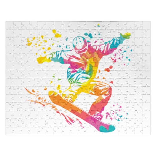 Snowboarder Snowboard Snowboarding Jigsaw Puzzles
