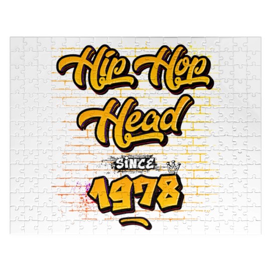 Hip-Hop Head Since 1978 - 47 Years of Pure Flow Jigsaw Puzzles