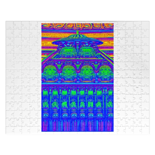Alien Temple Jigsaw Puzzles