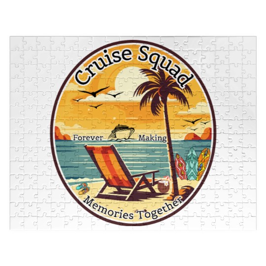 Cruise Squad Forever Making Memories Together Jigsaw Puzzles