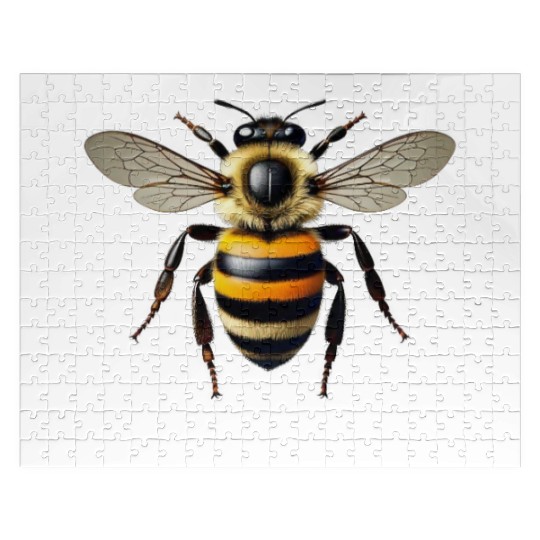 Bumble bee kind cute birthday present Jigsaw Puzzles