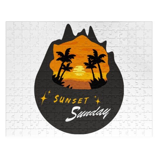 sunset sunday Jigsaw Puzzles