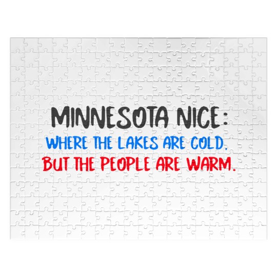 Minnesota Nice People Jigsaw Puzzles