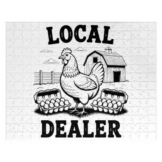 Local Egg Dealer Easter Sunday Easter Egg Hunt Jigsaw Puzzles