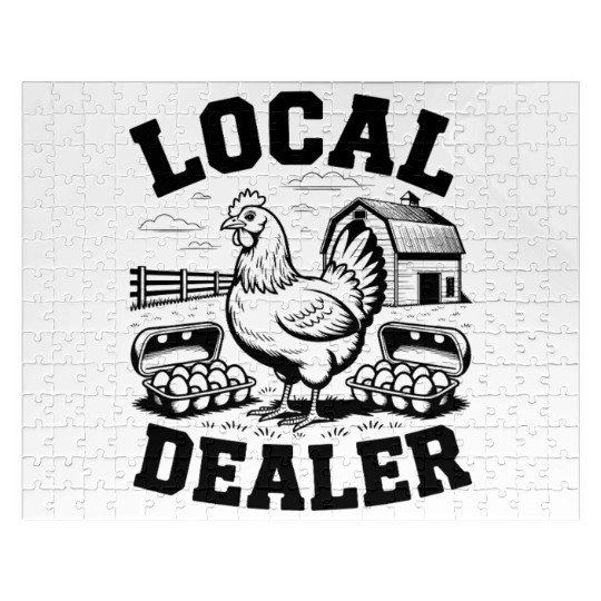 Local Egg Dealer Easter Sunday Easter Egg Jigsaw Puzzles