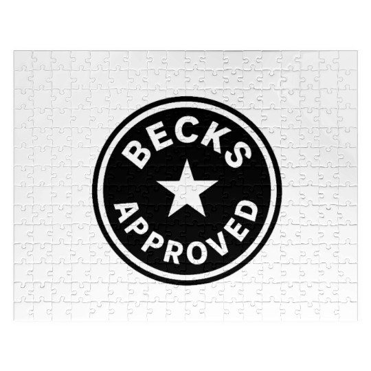 Becks Approved - Official Seal of Style Jigsaw Puzzles