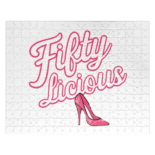 Fifty-licious Squad Matching 50th Birthday Jigsaw Puzzles