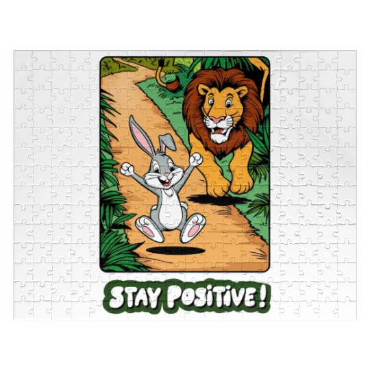 Stay Positive | Motivational & Inspirational Quote Jigsaw Puzzles