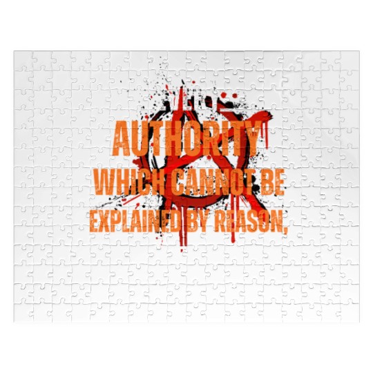 Anarchist Philosophy Bakunin Series Jigsaw Puzzles