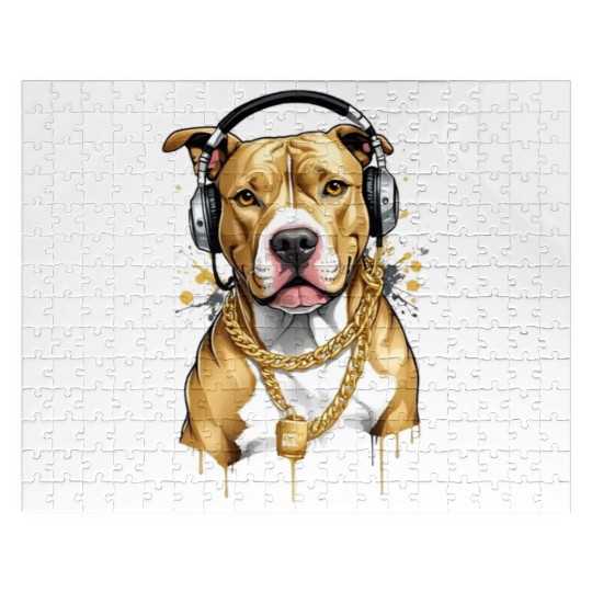 Heavy Metal Pup Jigsaw Puzzles