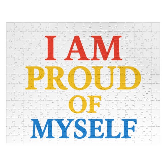 I Am Proud of Myself – Bold & Bright Self-Love T-S Jigsaw Puzzles