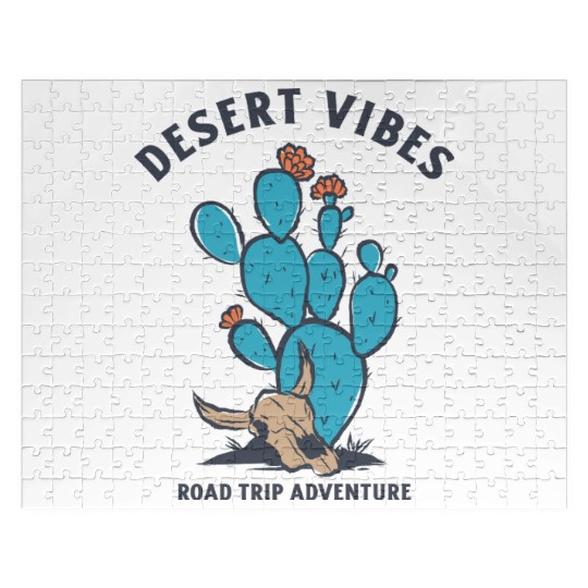 DESERT VIBES ROAD TRIP ADVENTURES Jigsaw Puzzles