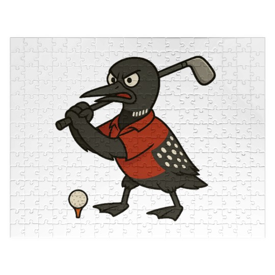 Angry Golf Loon Jigsaw Puzzles