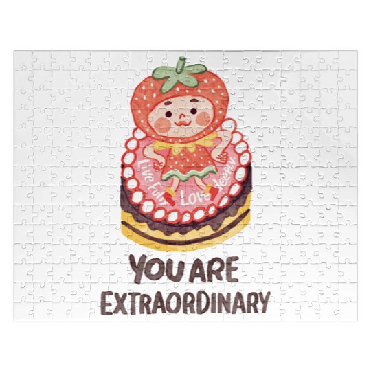 Dancing Strawberry | You Are Extraordinary Jigsaw Puzzles