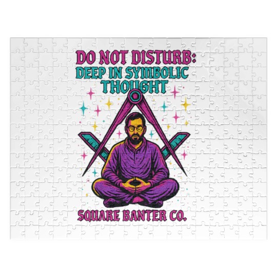 Do Not Disturb: Deep in Symbolic Thought Jigsaw Puzzles