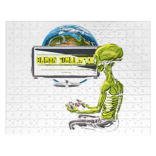 Human Simulation Jigsaw Puzzles Alien Earth Extraterrestrial