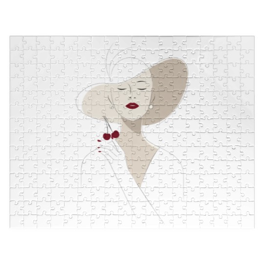 Cherry Wine Elegance Jigsaw Puzzles