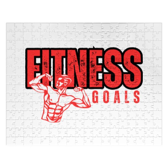 "Fitness Goals Jigsaw Puzzles – Motivational Gym Workout