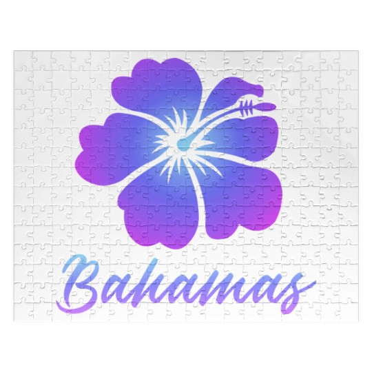 Bahamas Hibiscus Jigsaw Puzzles