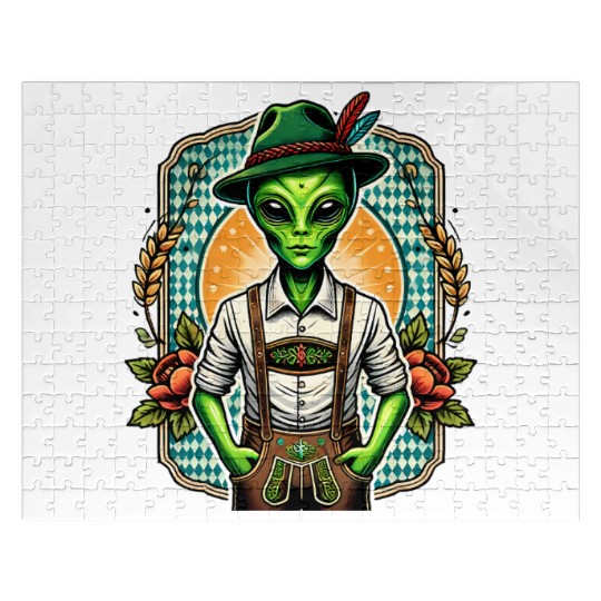 Bavarian Alien Jigsaw Puzzles