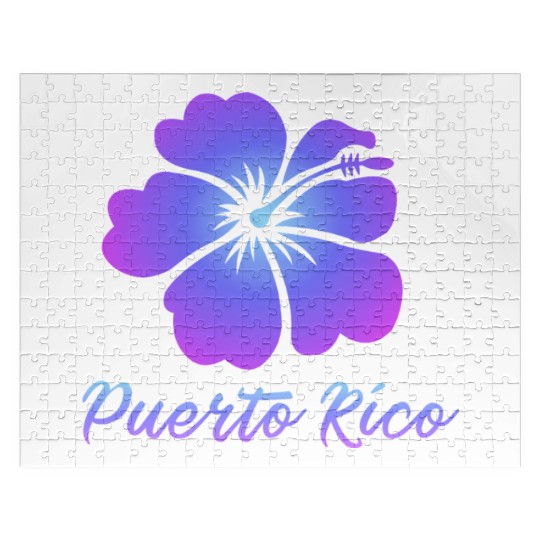 Puerto Rico Hibiscus Jigsaw Puzzles