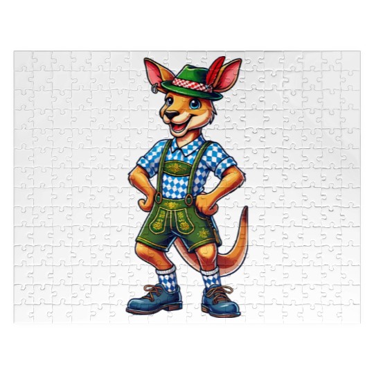 Bavarian Kangaroo Jigsaw Puzzles